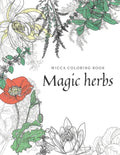 Magic herbs: Wicca coloring book - Paperback Books by splitShops