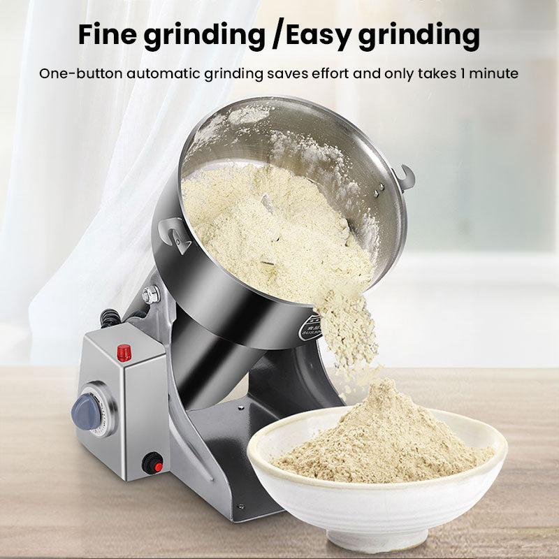 3000W, 800G Parts - Free Big - Capacity Grinder. Grinds herbs, coffee, grains, spices, medicine, wheat & dry food. V.I.P Digital Presence