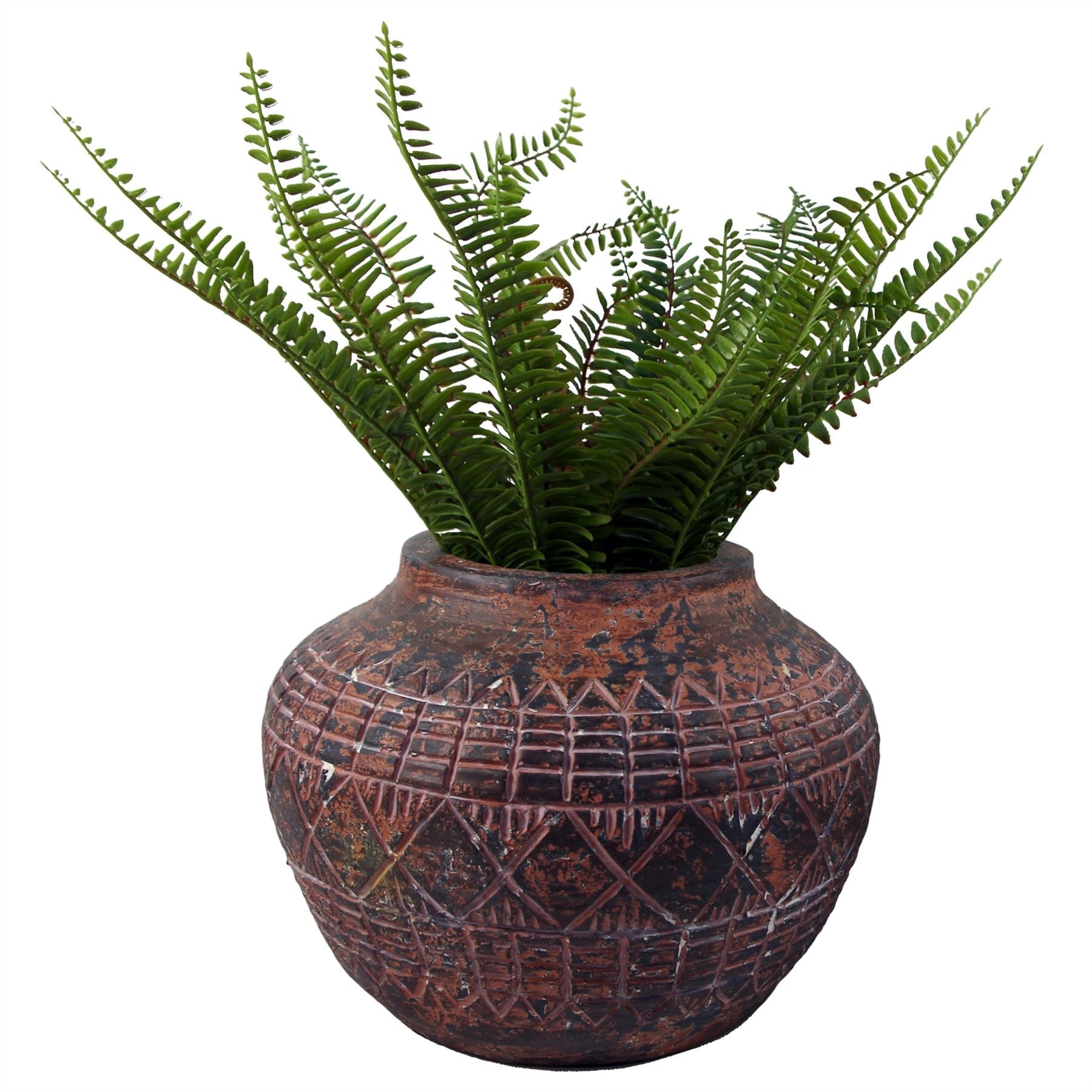 Planters Plant Pots Aztec Vase Planter 23cm x 30cm-1