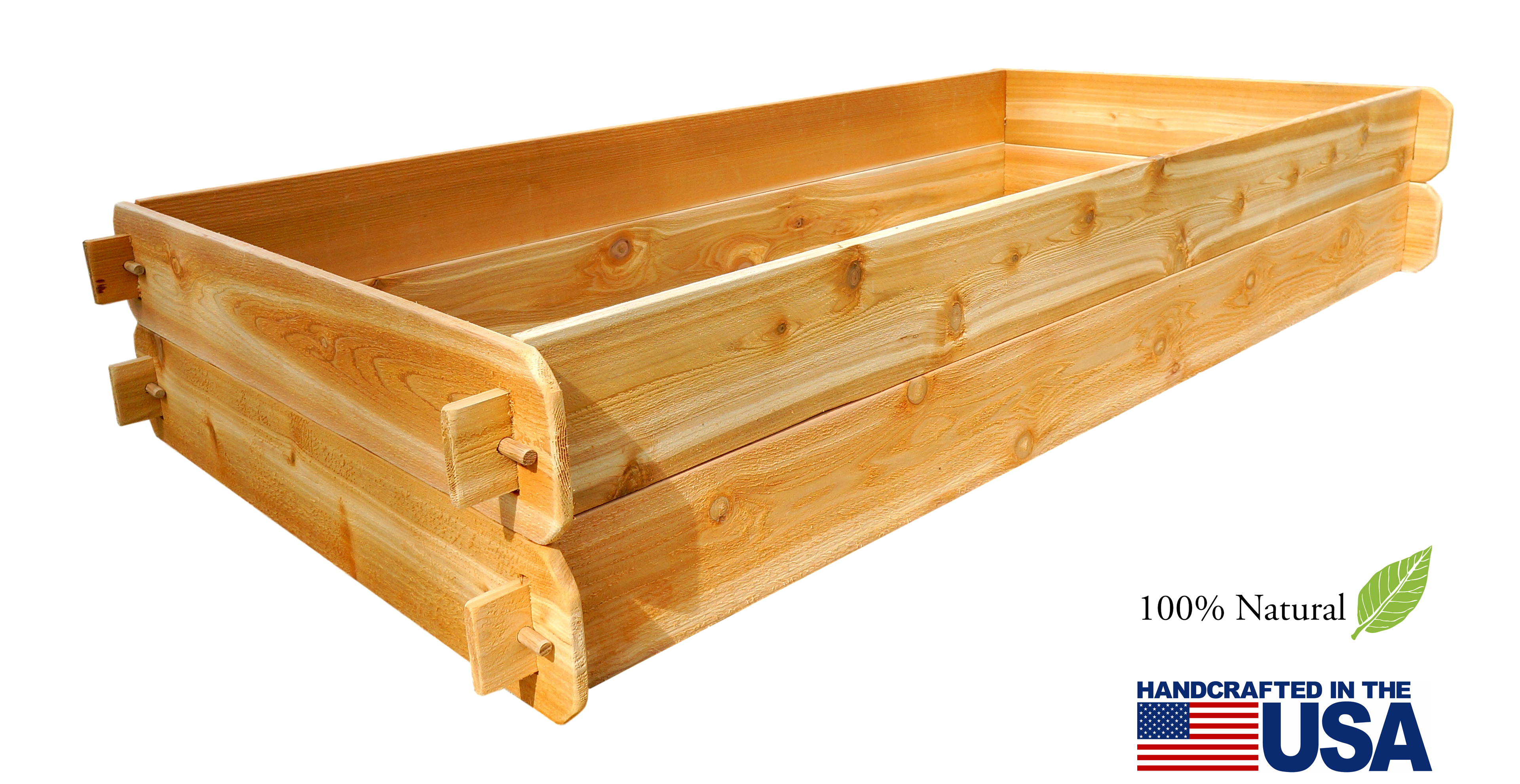 Timberlane Gardens Raised Garden Bed Kit Double Deep (Two 3x6) Select Cedar Timberlane Gardens