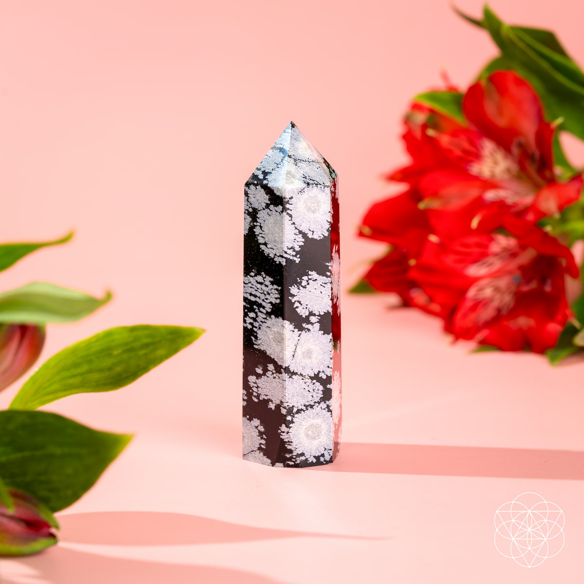 Spiritual Bodyguard - Snowflake Obsidian Point Conscious Items