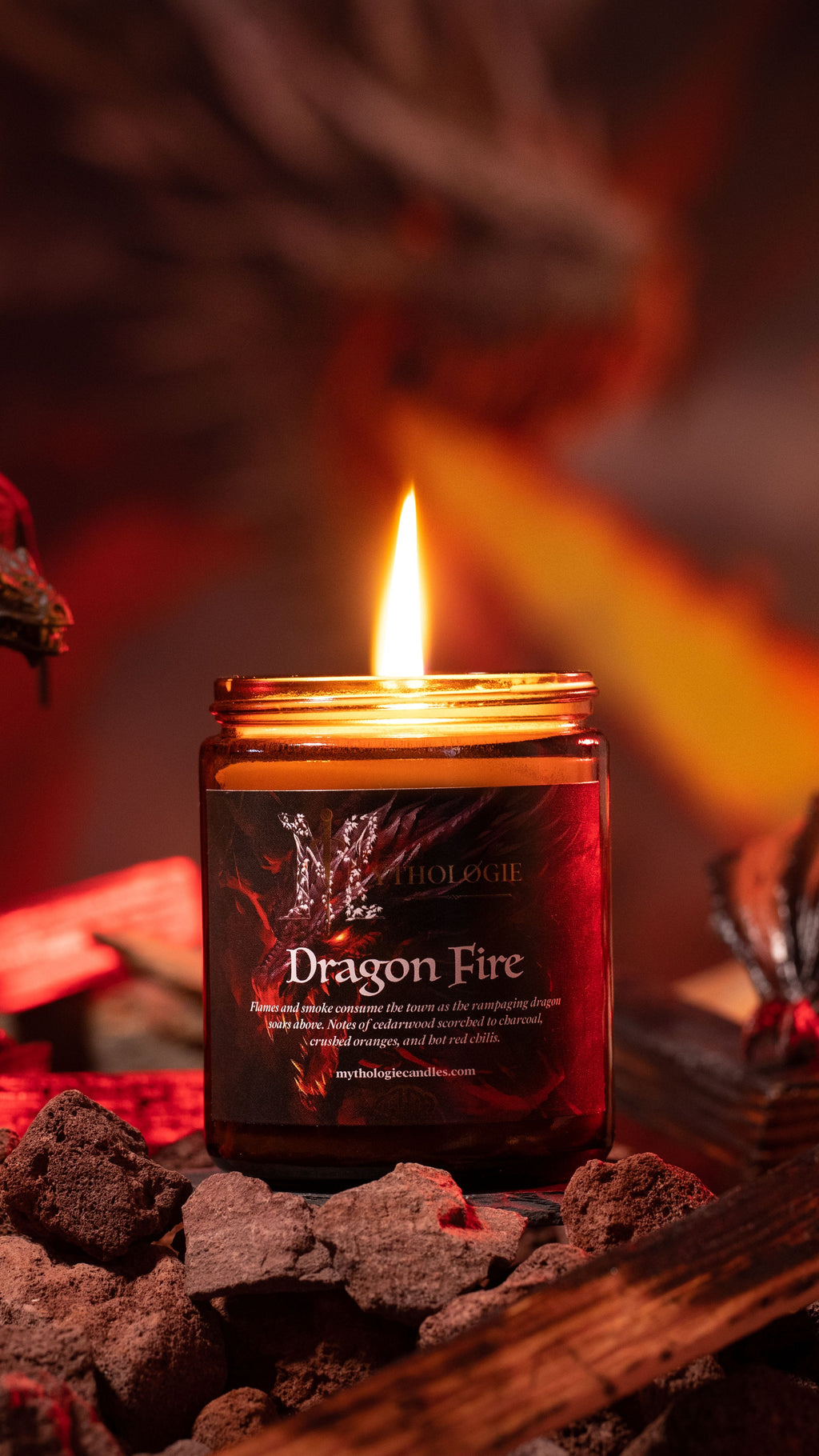 Dragon Fire MythologieCandles