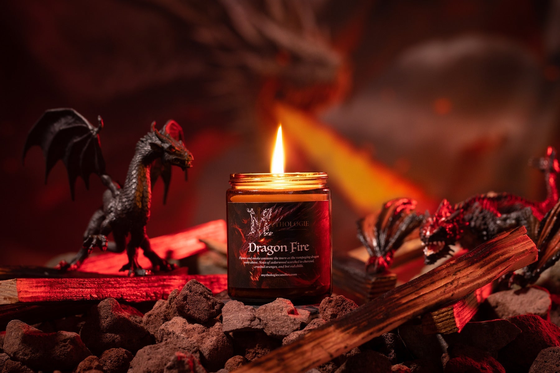 Dragon Fire MythologieCandles
