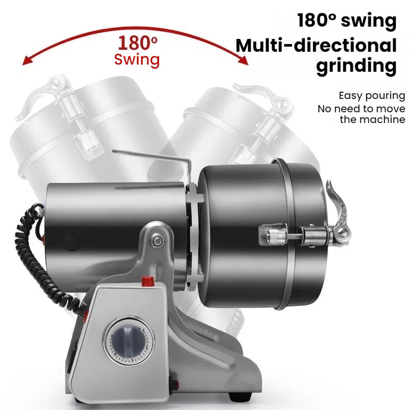 3000W, 800G Parts - Free Big - Capacity Grinder. Grinds herbs, coffee, grains, spices, medicine, wheat & dry food. V.I.P Digital Presence