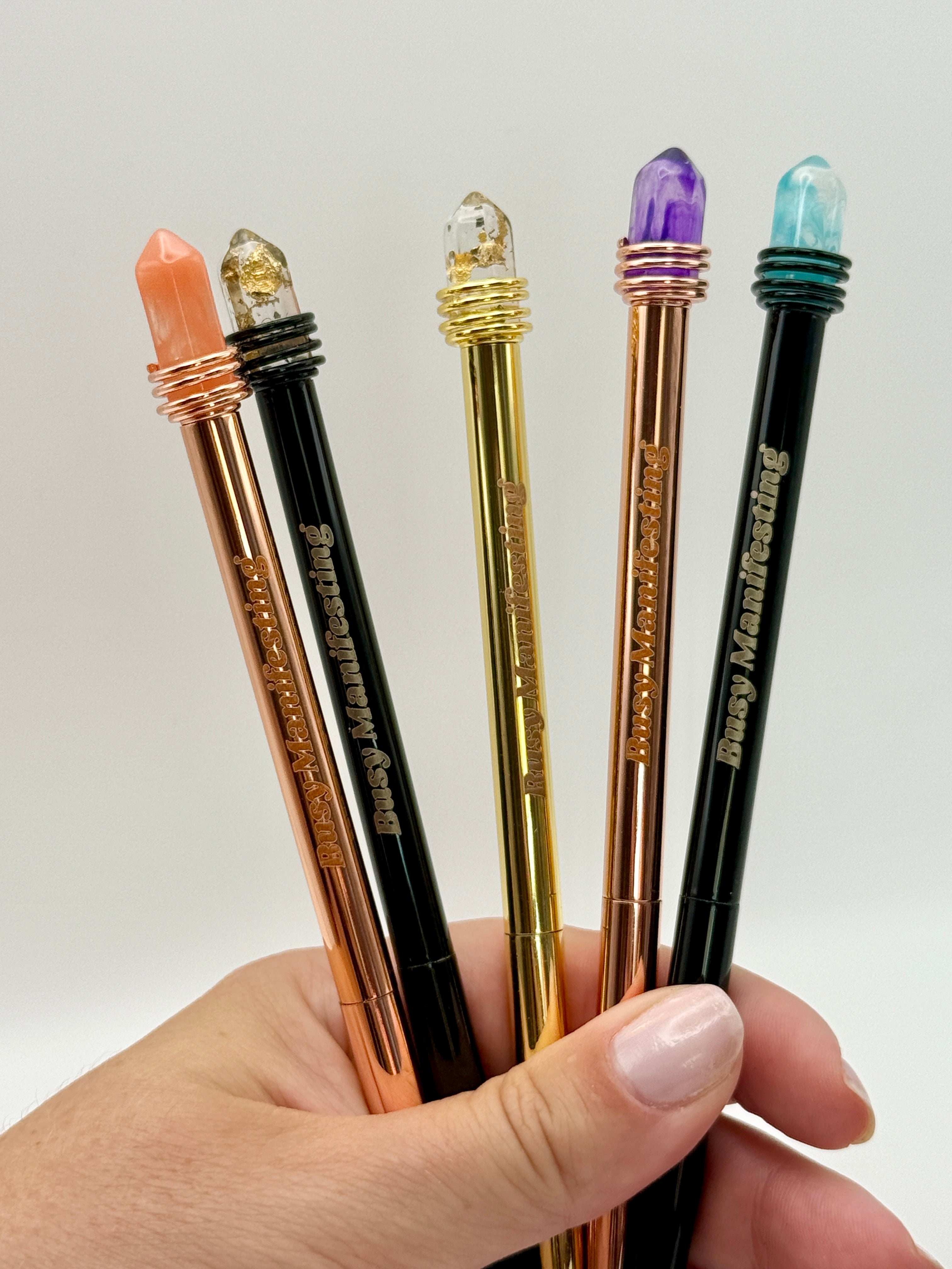 Busy Manifesting Crystal Mystic Pen The Fabulous Planner