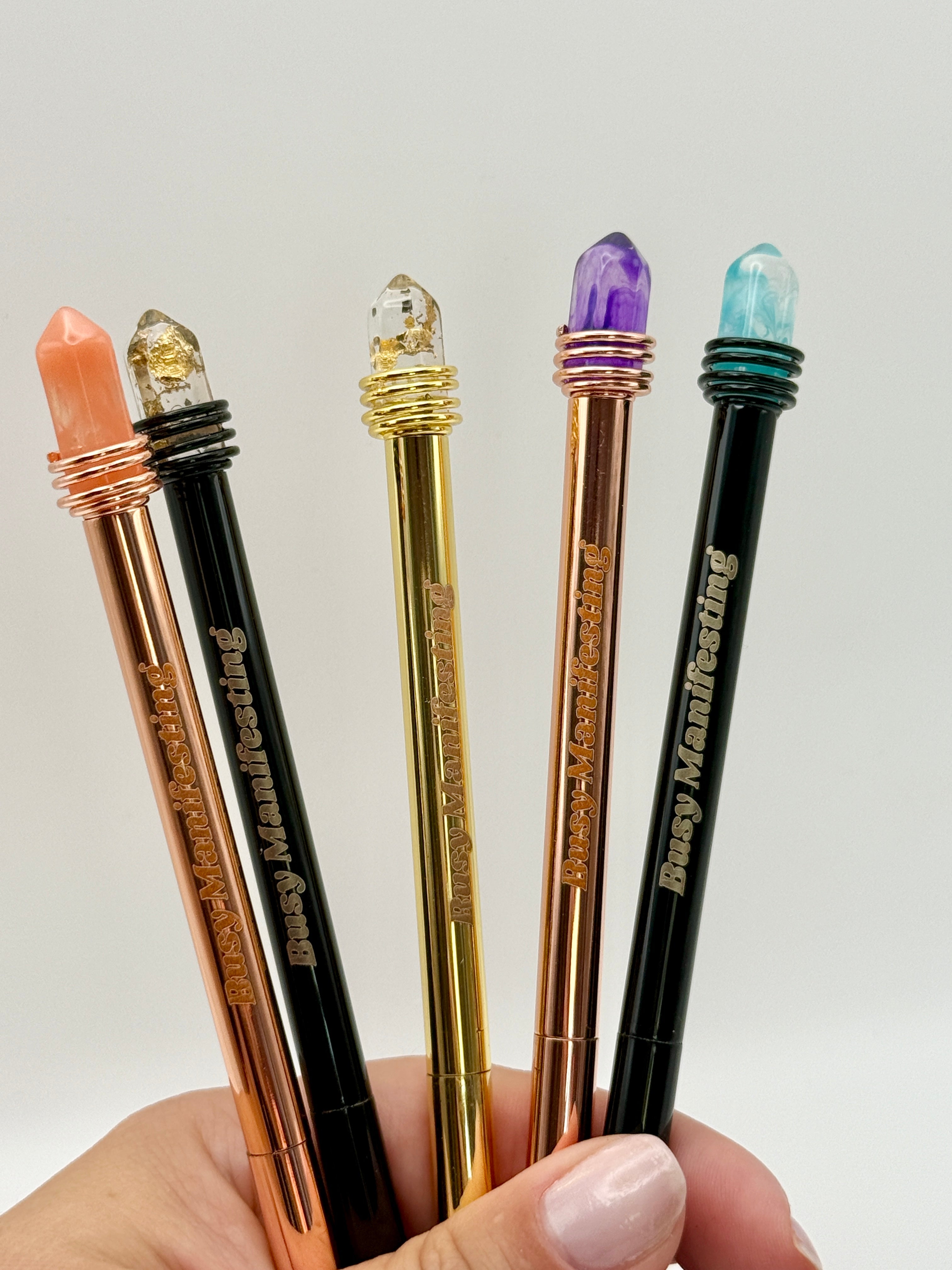 Busy Manifesting Crystal Mystic Pen The Fabulous Planner