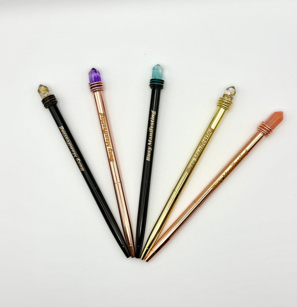 Busy Manifesting Crystal Mystic Pen The Fabulous Planner