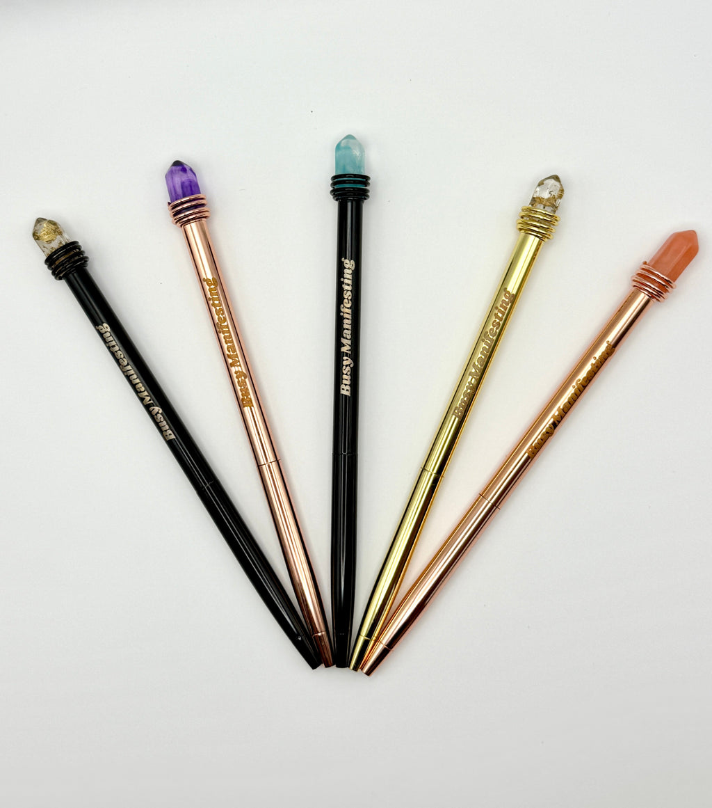 Busy Manifesting Crystal Mystic Pen The Fabulous Planner