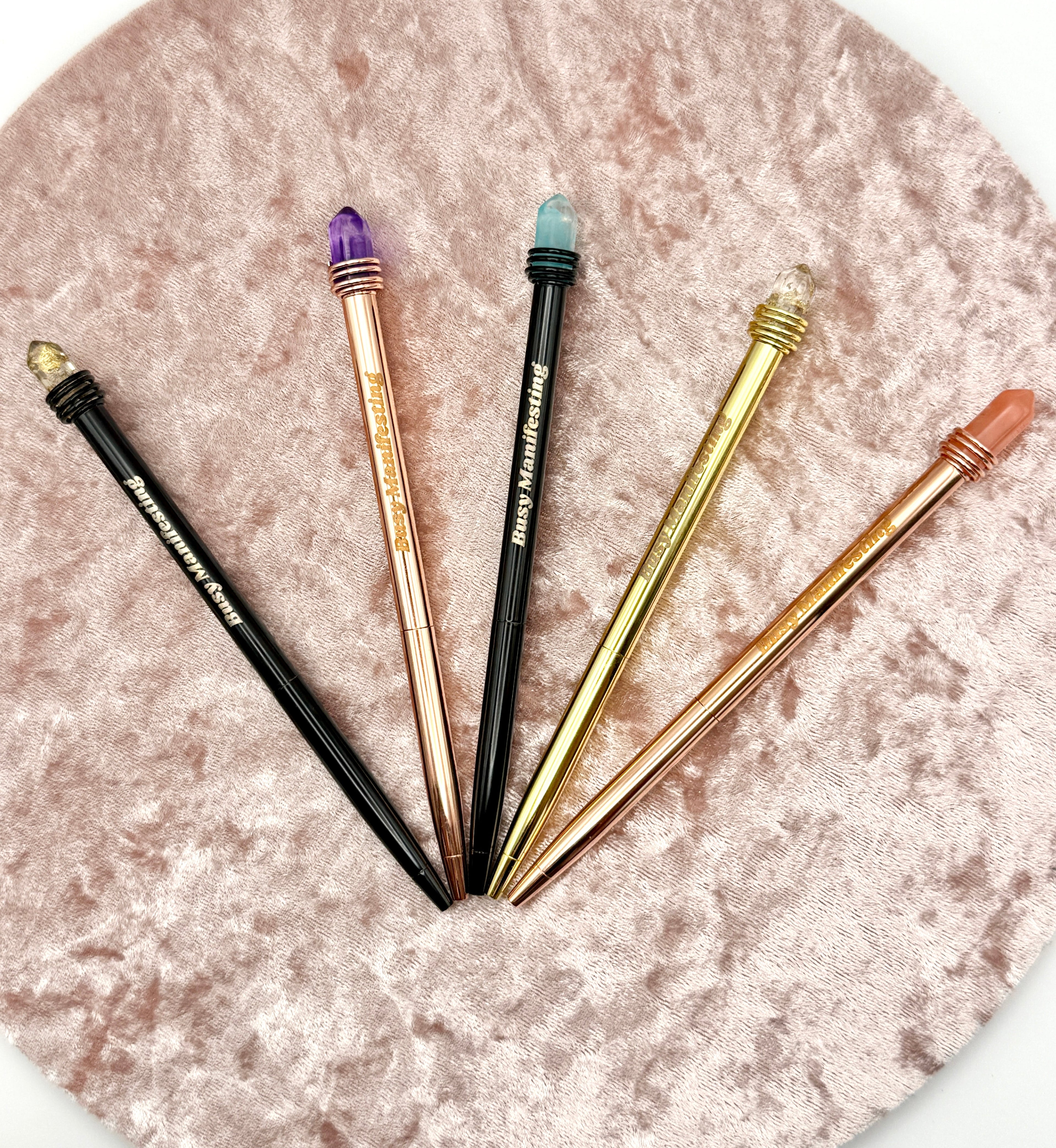 Busy Manifesting Crystal Mystic Pen The Fabulous Planner