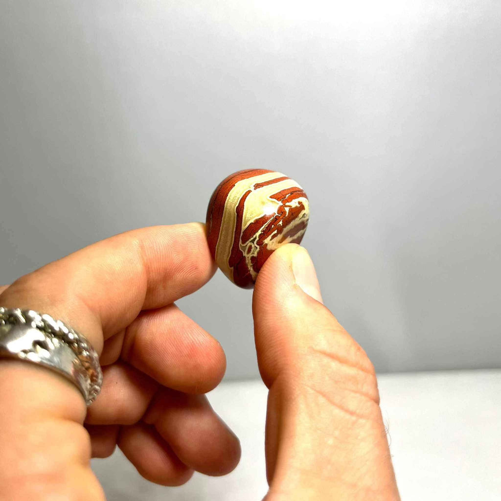 Red Jasper Tumbled Pocket Stone Sacred Crystals