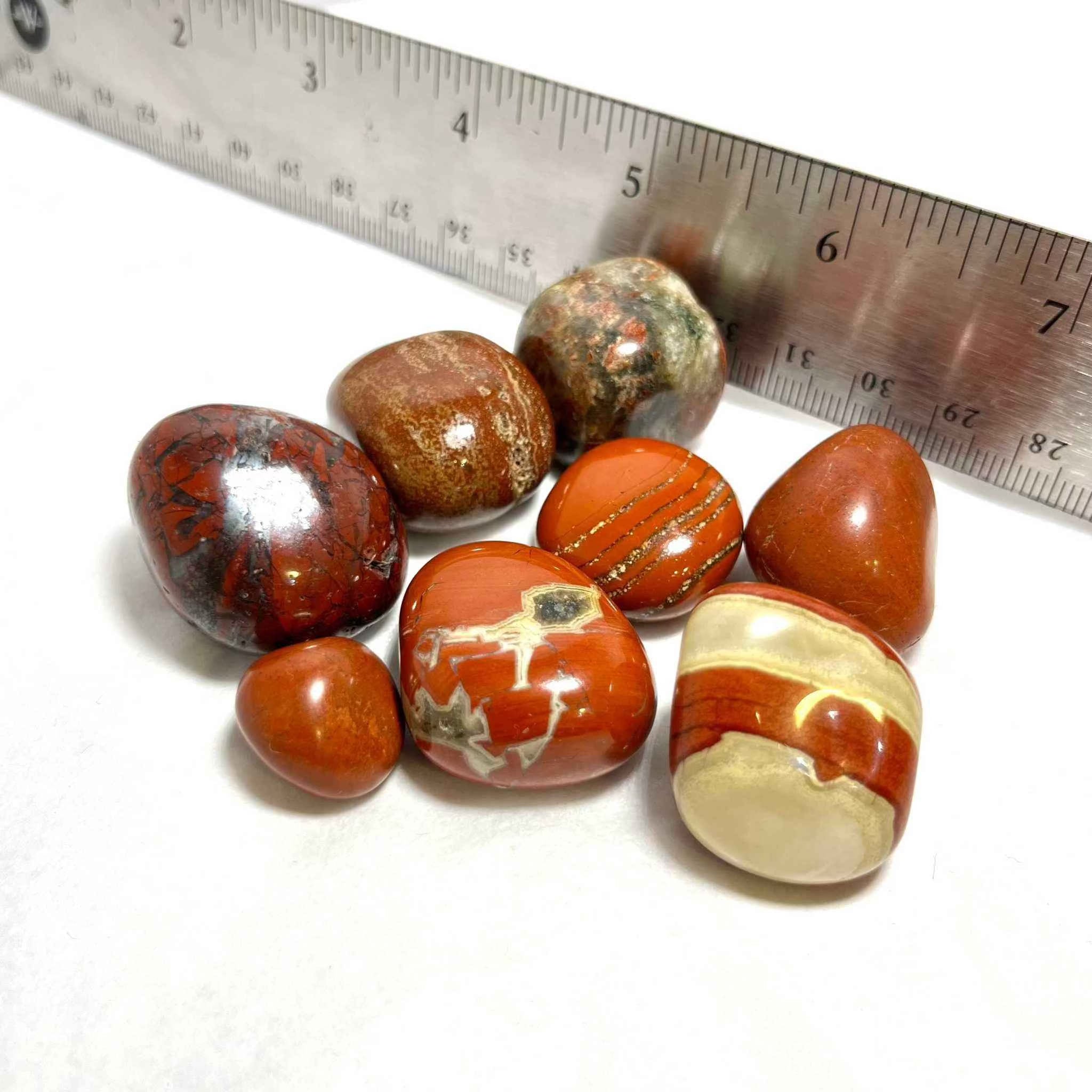 Red Jasper Tumbled Pocket Stone Sacred Crystals