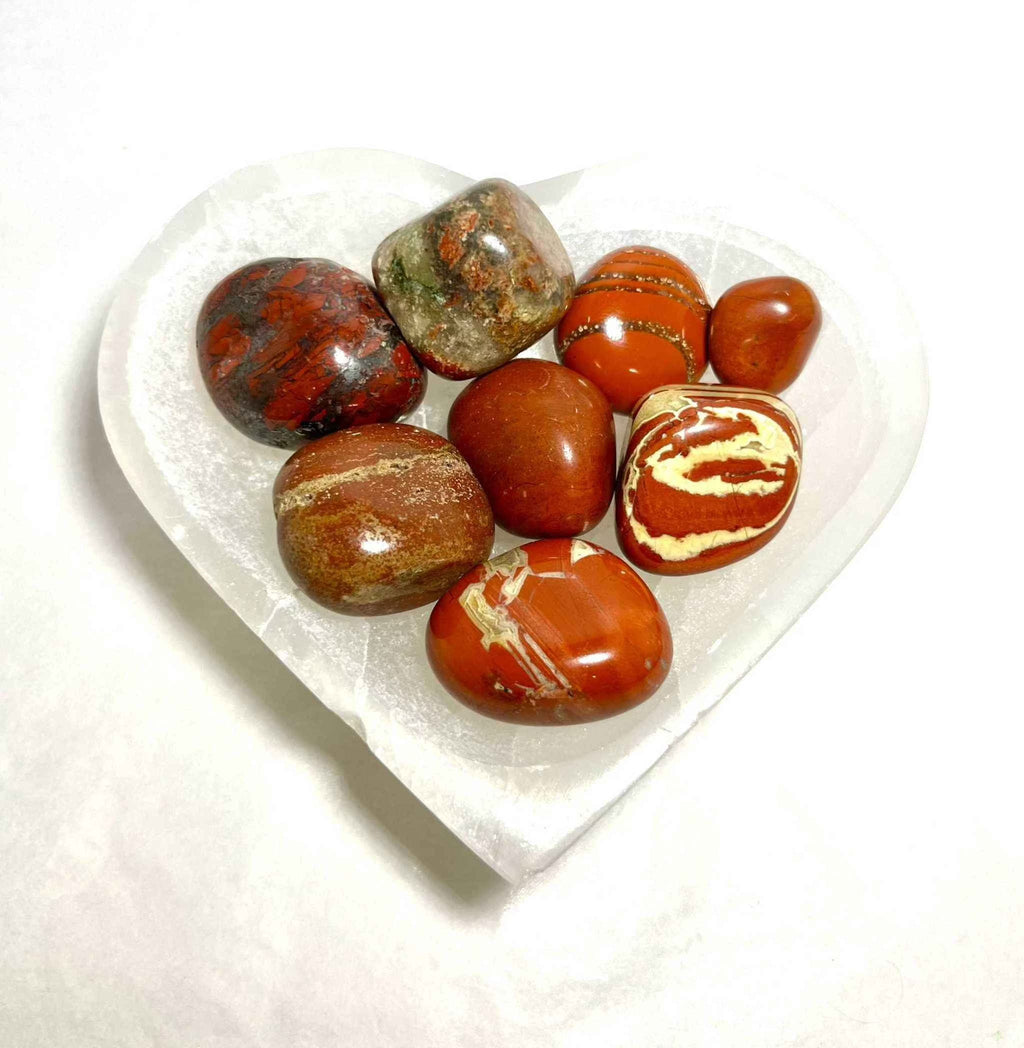 Red Jasper Tumbled Pocket Stone Sacred Crystals