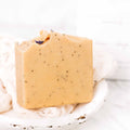 Lemon + Honey + Poppy Seed Handmade Tallow and Goat Milk Soap Bar Pretty farm girl