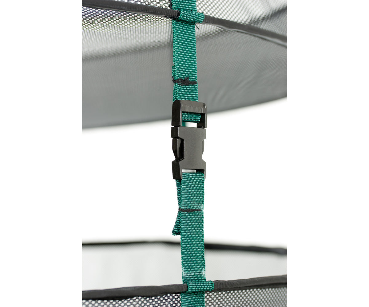 STACK!T Drying Rack w/Clips, 3 ft, 6 Tier With Center Support Strap Monster Gardens