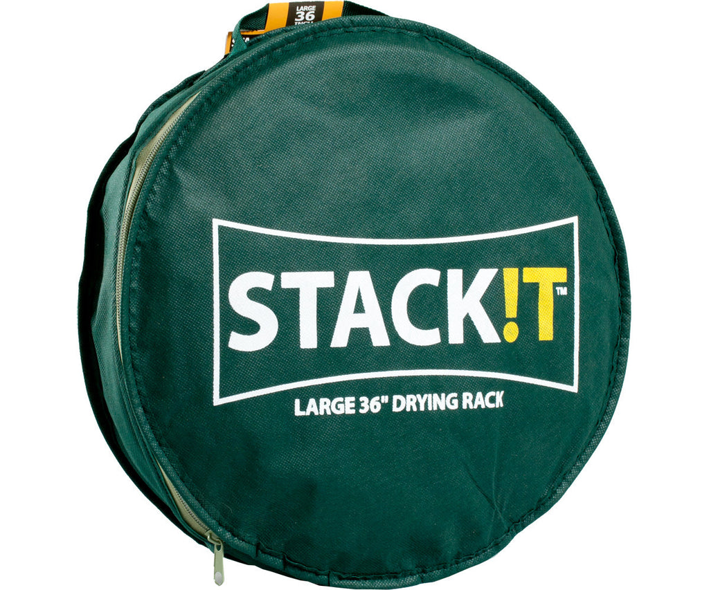 STACK!T Drying Rack w/Clips, 3 ft, 6 Tier With Center Support Strap Monster Gardens