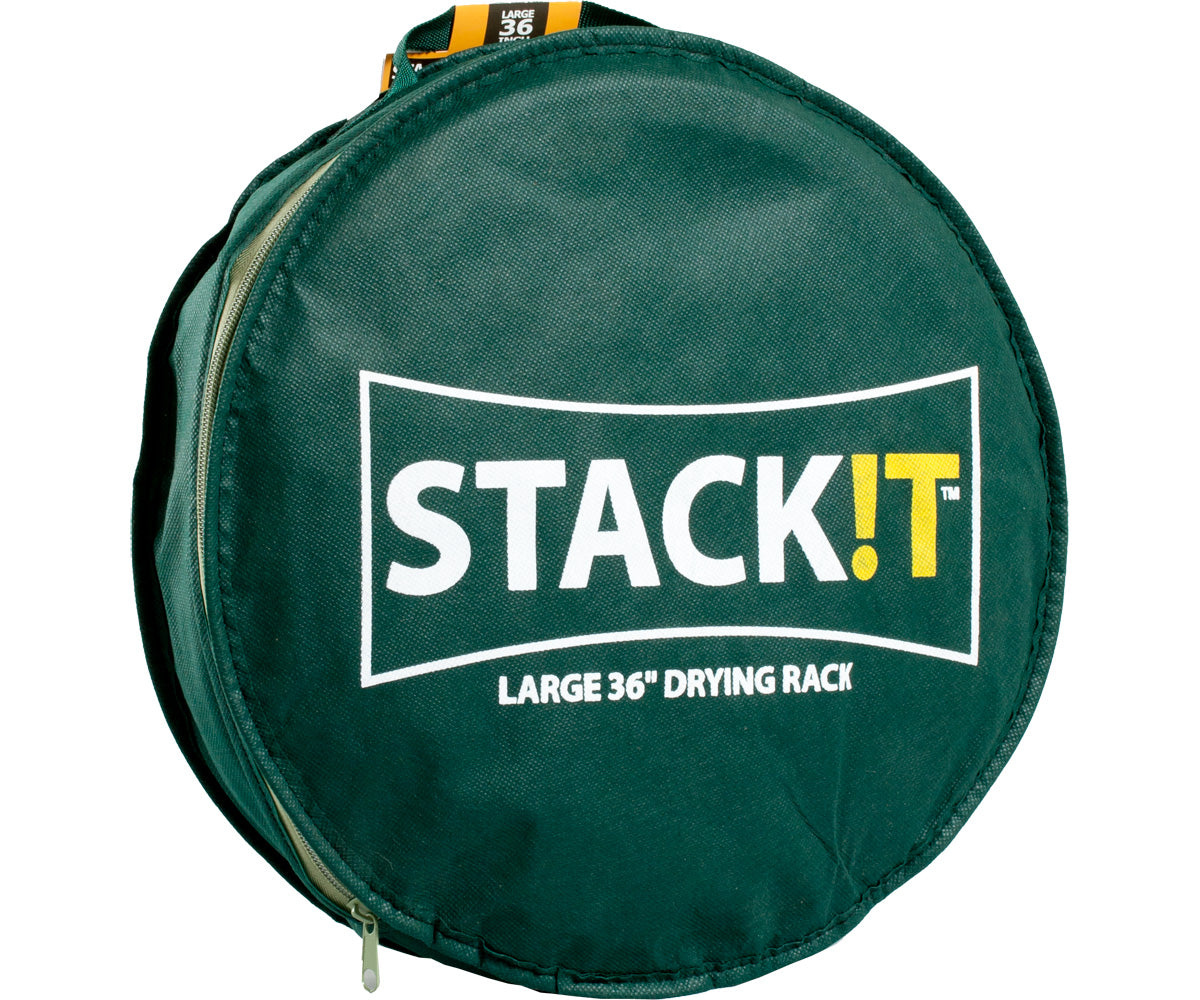 STACK!T Drying Rack w/Clips, 3 ft, 6 Tier With Center Support Strap Monster Gardens