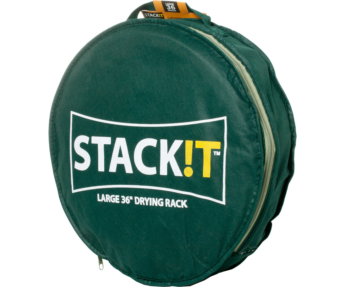 STACK!T Drying Rack w/Clips, 3 ft, 6 Tier With Center Support Strap Monster Gardens