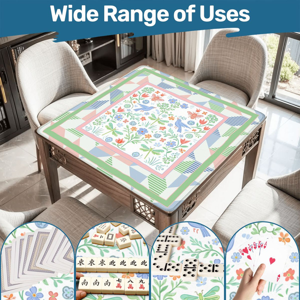 Secret Garden Of Eden Mahjong Mat Splash of Color Co.