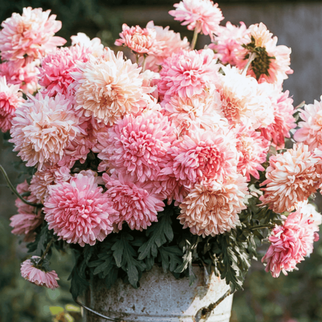 Apricot Paeony Duchess Aster – 50 Seeds Southern Seeds