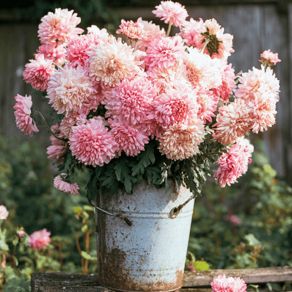 Apricot Paeony Duchess Aster – 50 Seeds Southern Seeds