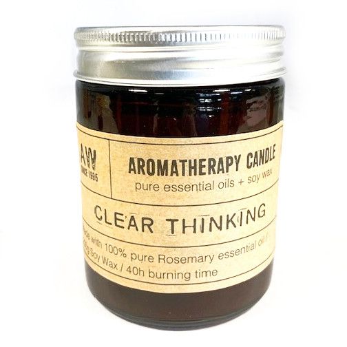 Aromatherapy Candle - Clear Thinking Rooted Treasures Farms