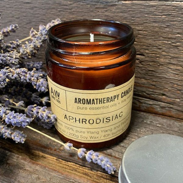 Aromatherapy Candle - Aphrodisiac Rooted Treasures Farms