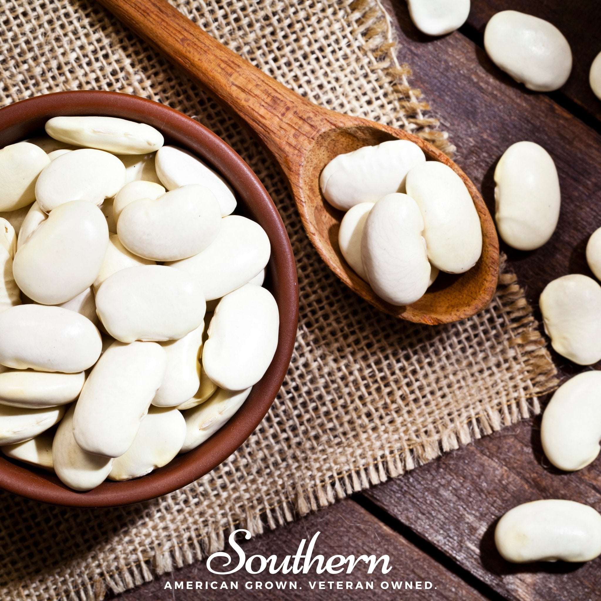 King of the Garden Lima Bean (Pole) – 15 Seeds Southern Seeds