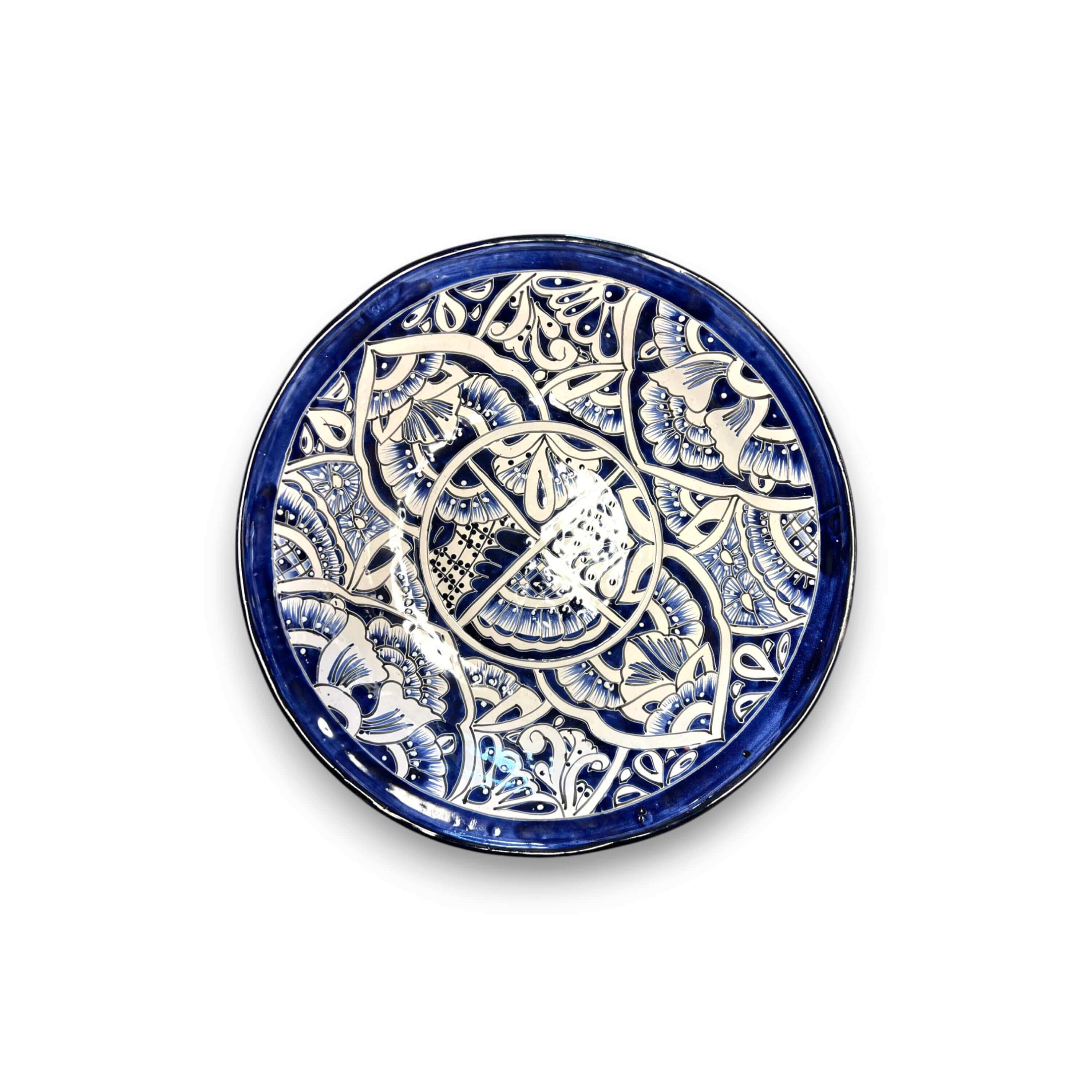 Blue & White Talavera Bird Bath | Mexican Garden Art The Talavera Hub