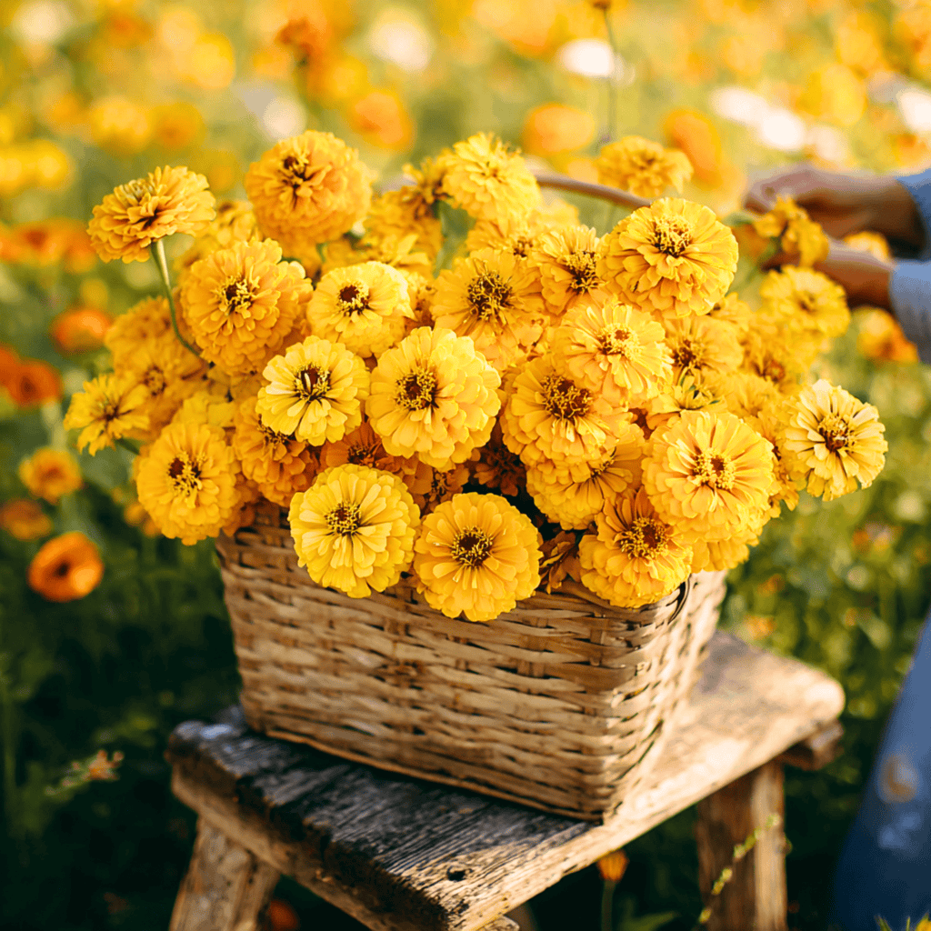 Canary Bird Zinnia – 100 Seeds Southern Seeds