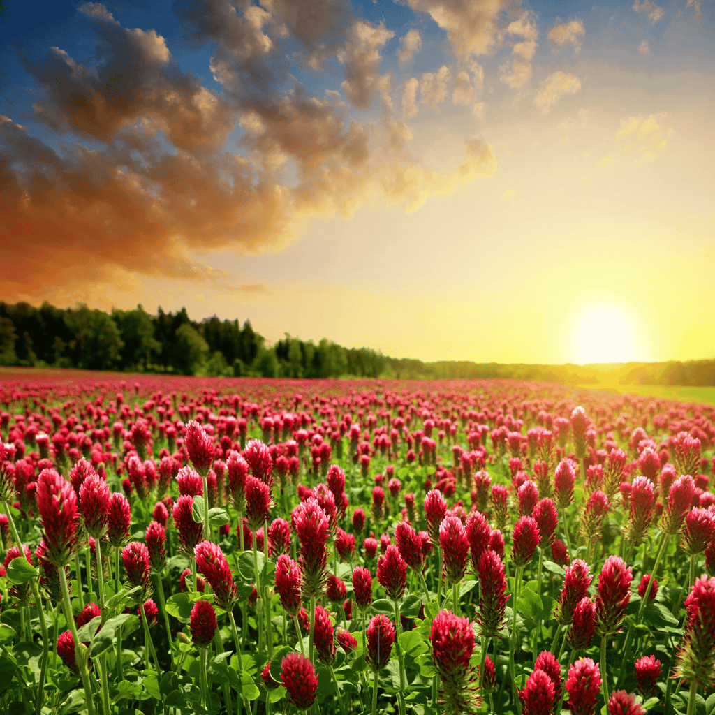 Crimson “Dixie” Clover – 1,000 Seeds Southern Seeds