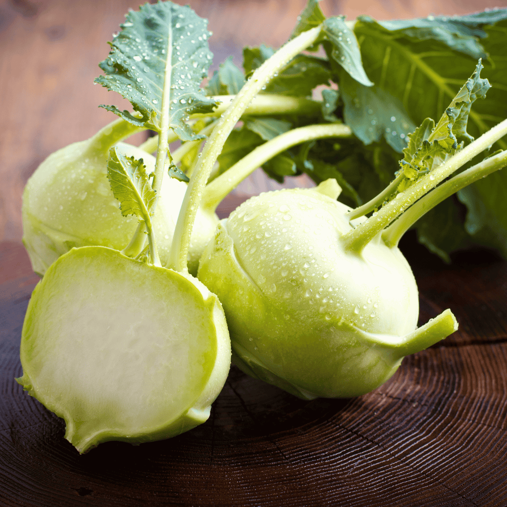 Early White Vienna Kohlrabi – 100 Seeds Southern Seeds