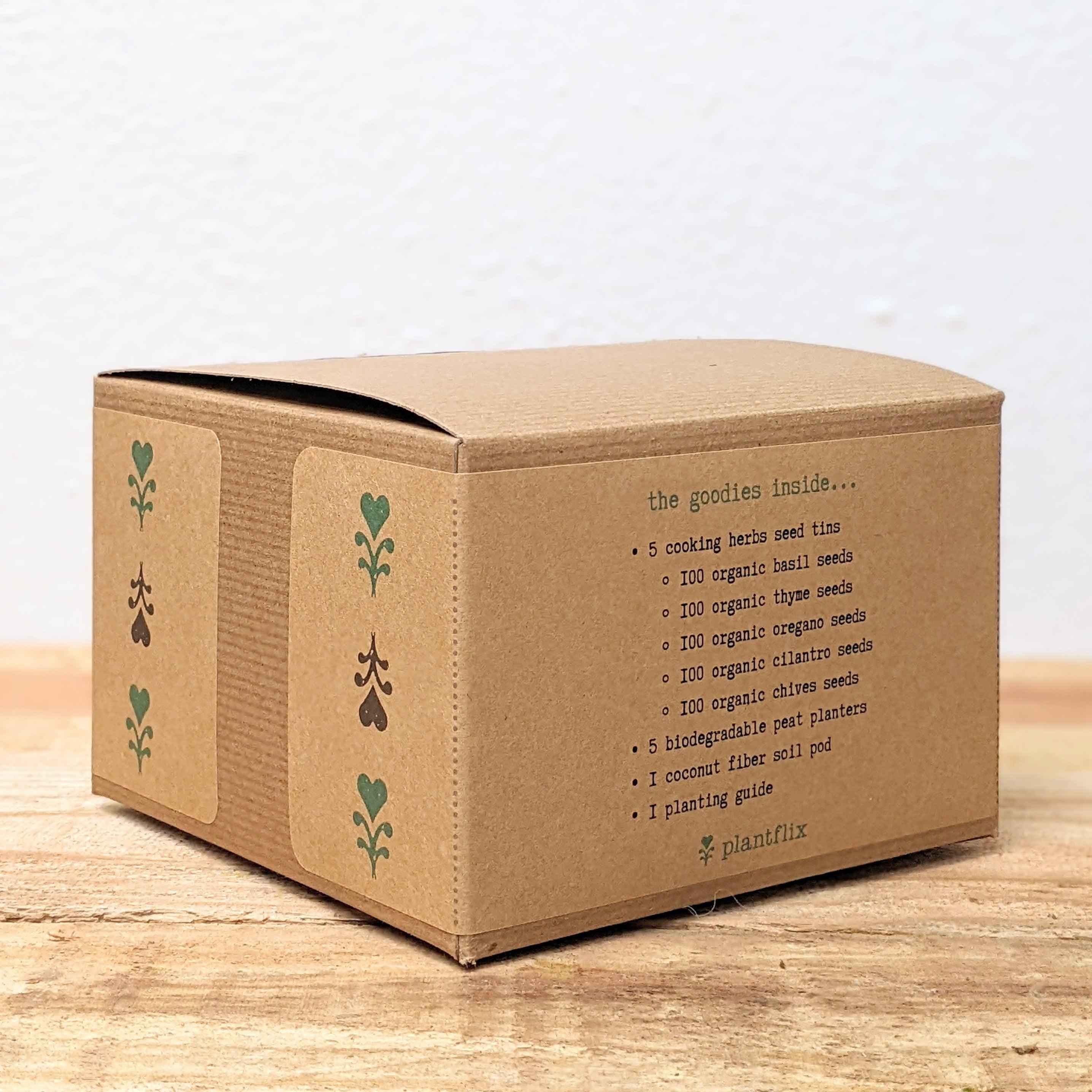 "Grow an Herb Garden" Cooking Herbs Seed Kit Plantflix
