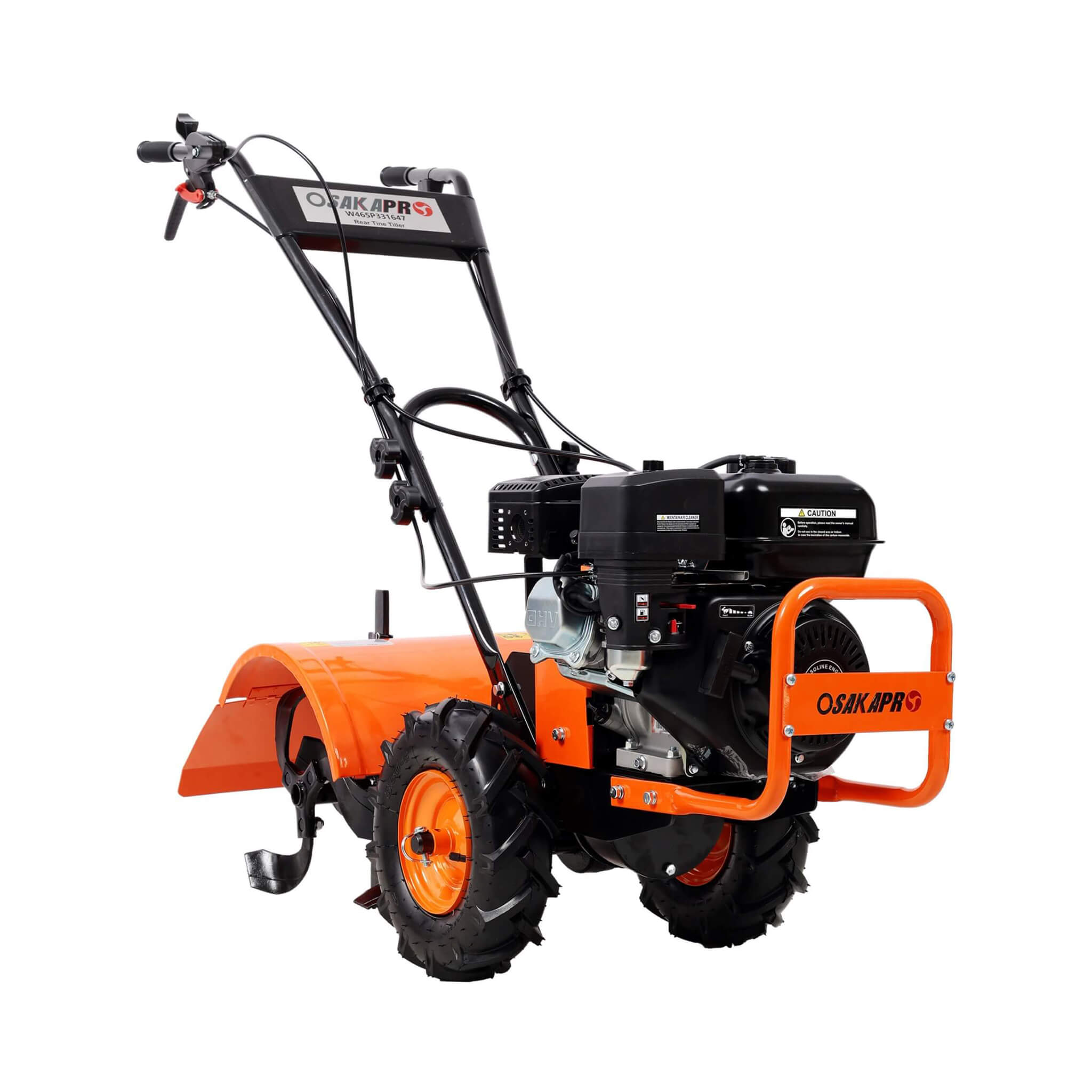 Heavy-Duty 7HP 212CC Rear Tine Power Tiller Gas Engine Garden Cultivator, 20 Inch (SAK83179) SAKSBY WHOLESALE