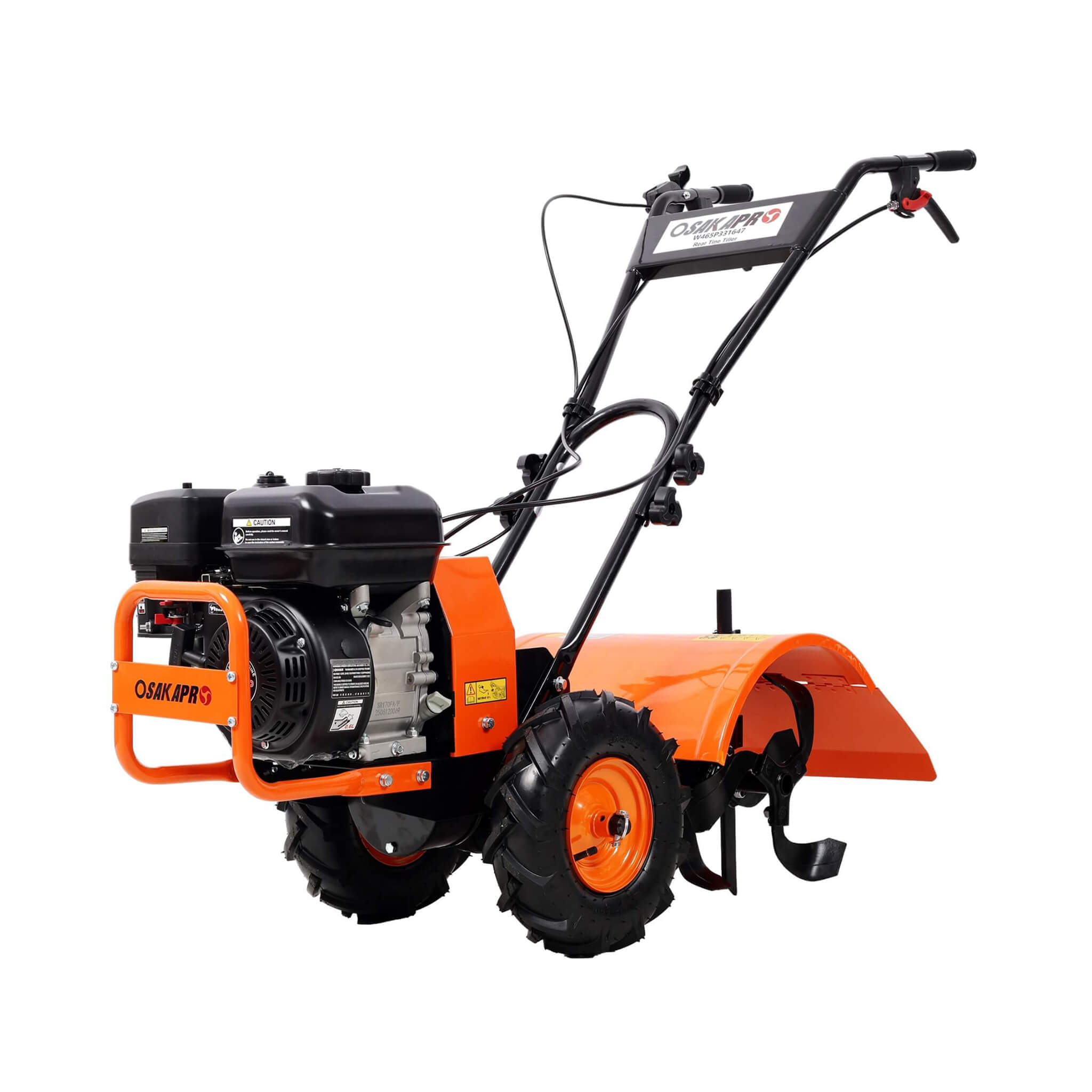 Heavy-Duty 7HP 212CC Rear Tine Power Tiller Gas Engine Garden Cultivator, 20 Inch (SAK83179) SAKSBY WHOLESALE