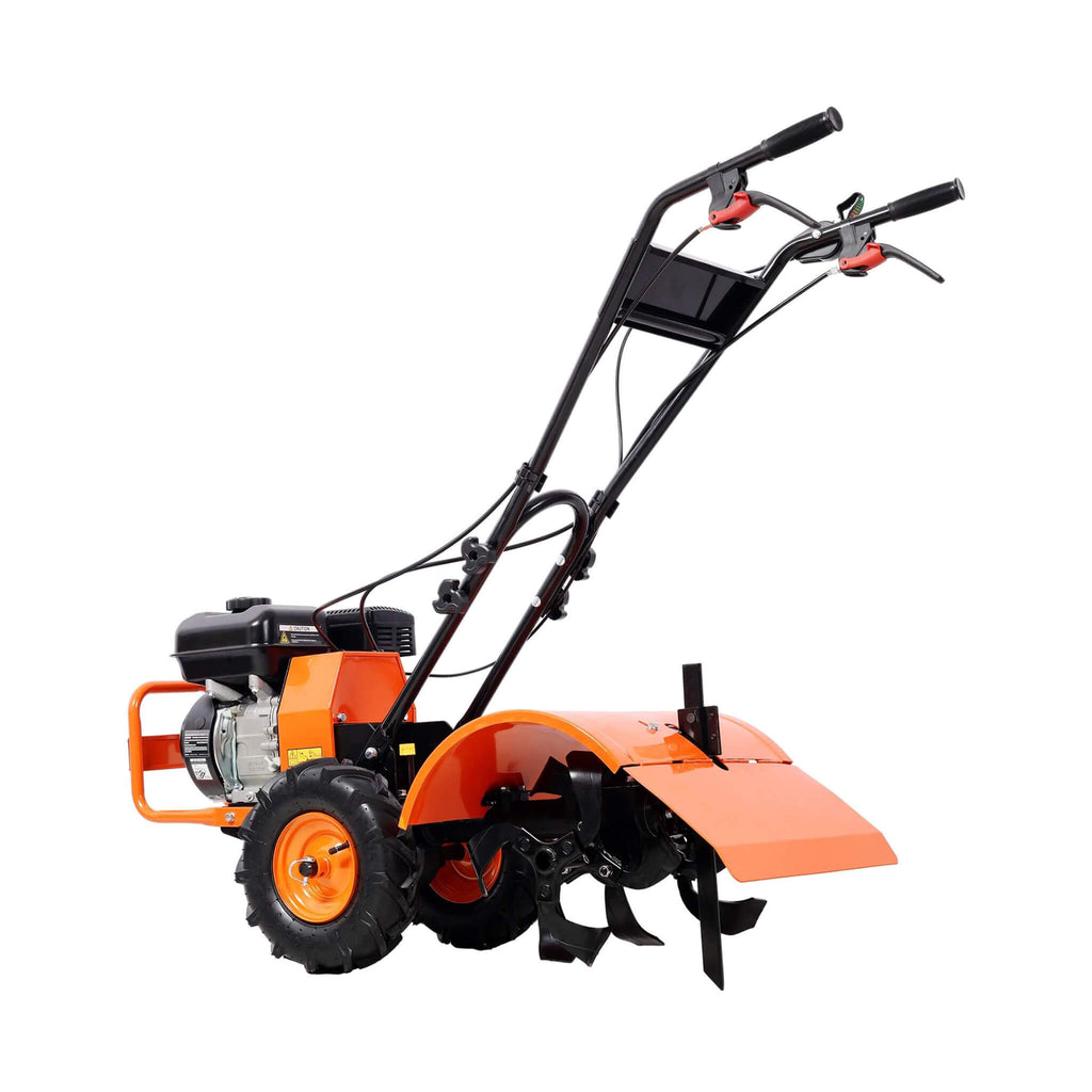 Heavy-Duty 7HP 212CC Rear Tine Power Tiller Gas Engine Garden Cultivator, 20 Inch (SAK83179) SAKSBY WHOLESALE
