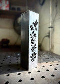 Hummingbird Garden Glow Solar Luminary Pillar - Steel Northern Forge, LLC