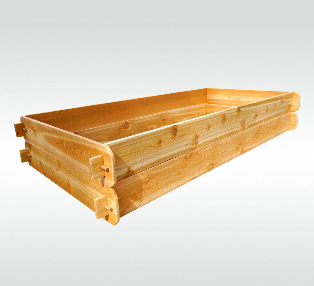 Timberlane Gardens Raised Garden Bed Kit Double Deep (Two 3x6) Select Cedar Timberlane Gardens