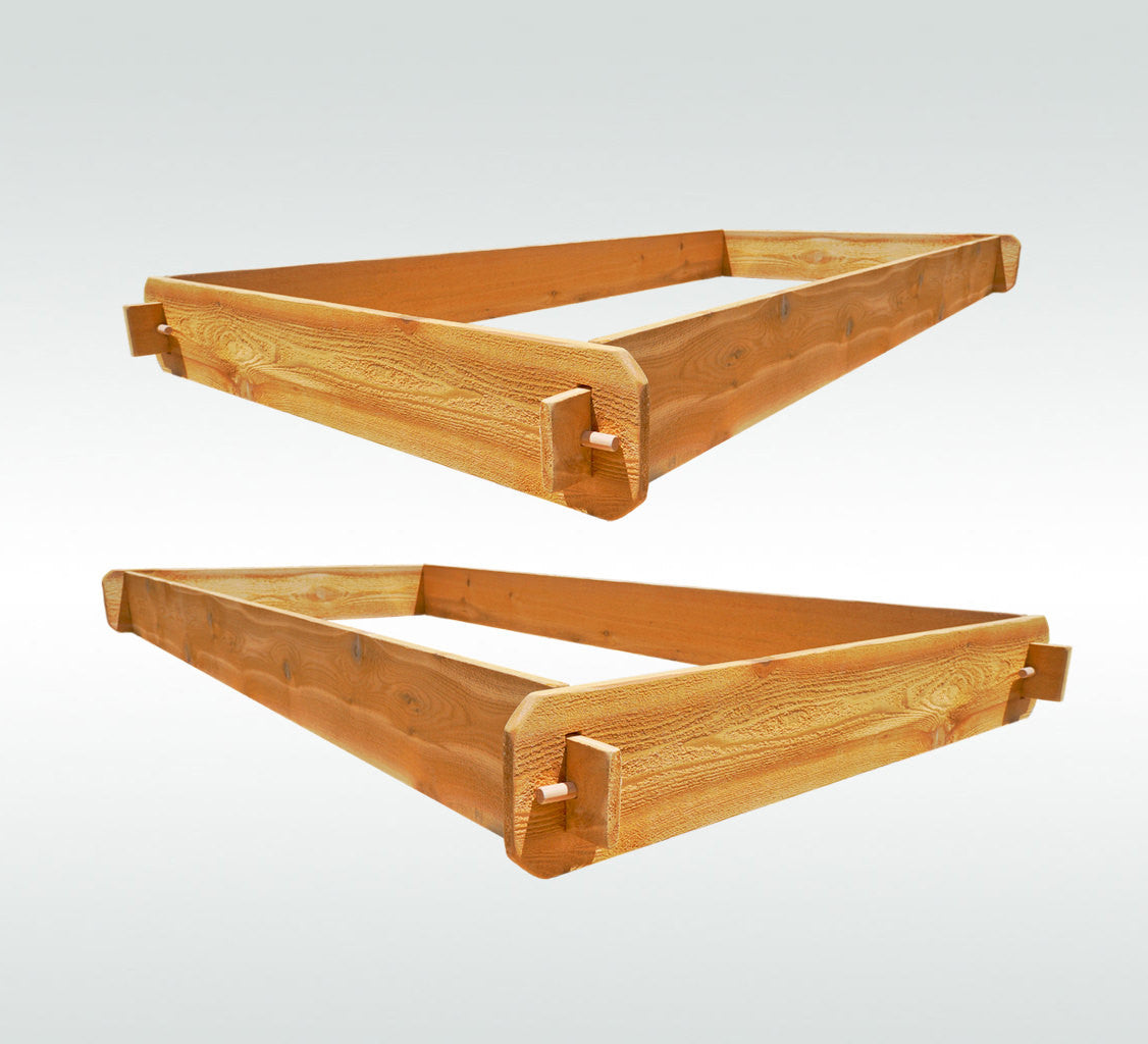 Timberlane Gardens Raised Garden Bed Kit Double Deep (Two 3x6) Select Cedar Timberlane Gardens