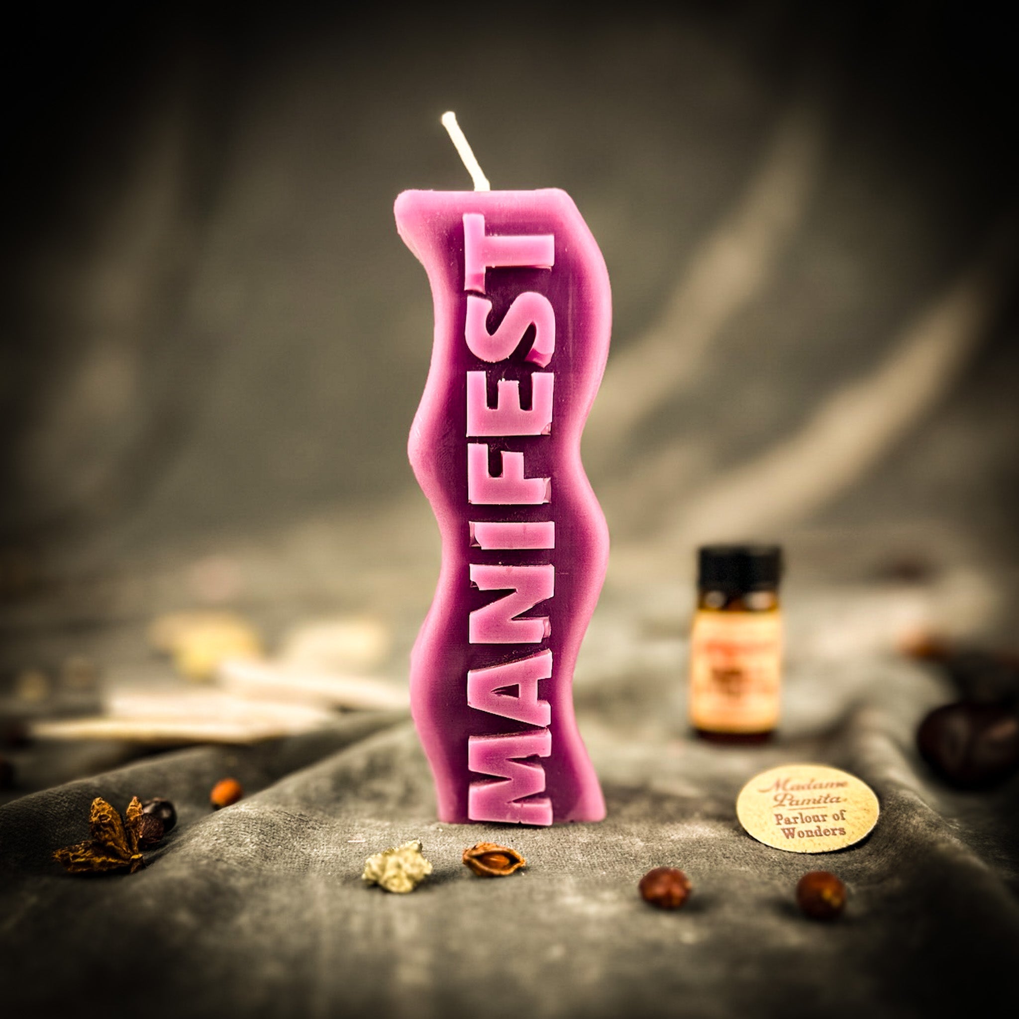 Manifest Like a Boss Candle Spell Kit - Goal Setting & Abundance Magic Parlour of Wonders