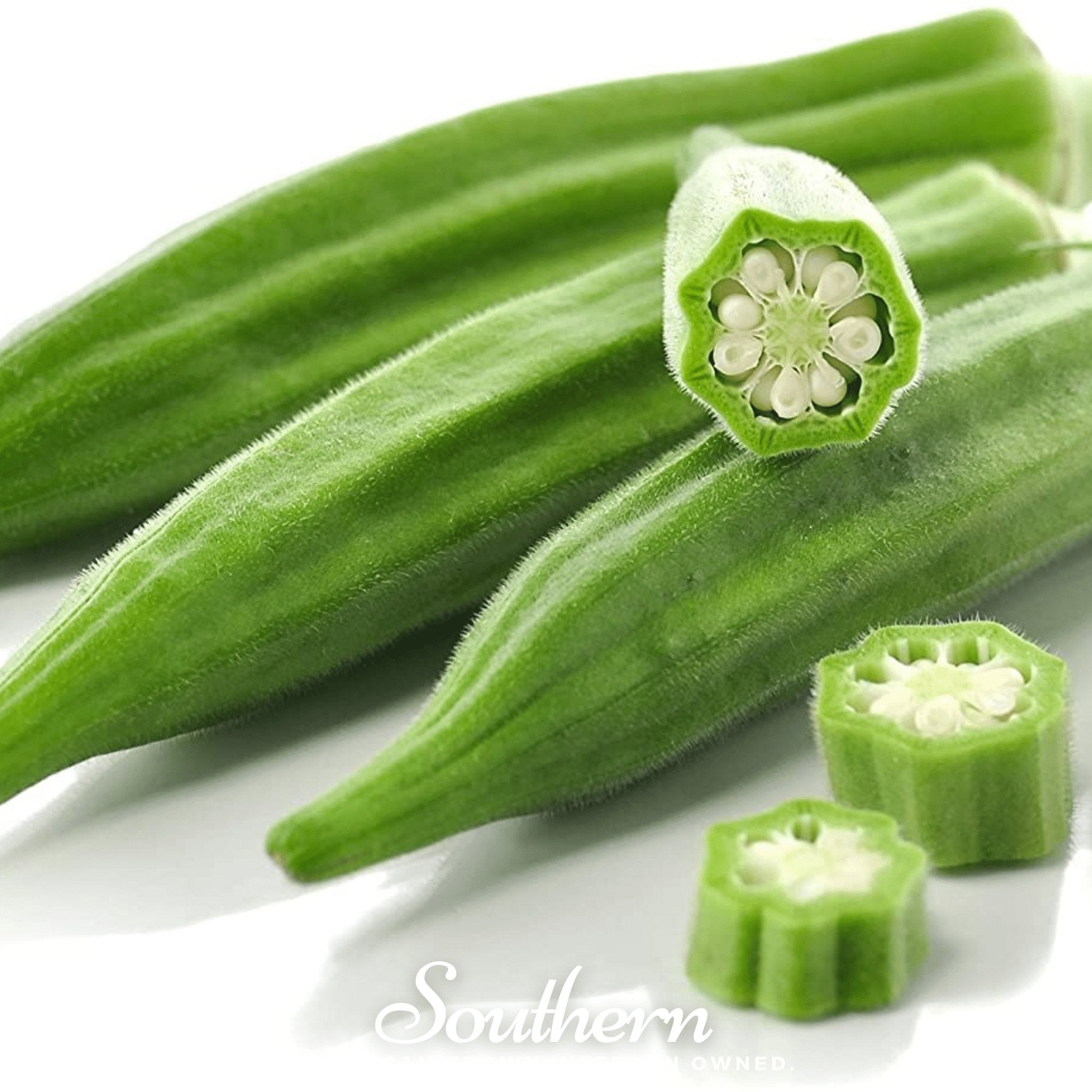 Clemson Spineless Okra – 50 Seeds Southern Seeds