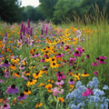 Perennial Wildflower Seed Mix (15 Varieties) – 1,000 Seeds Southern Seeds