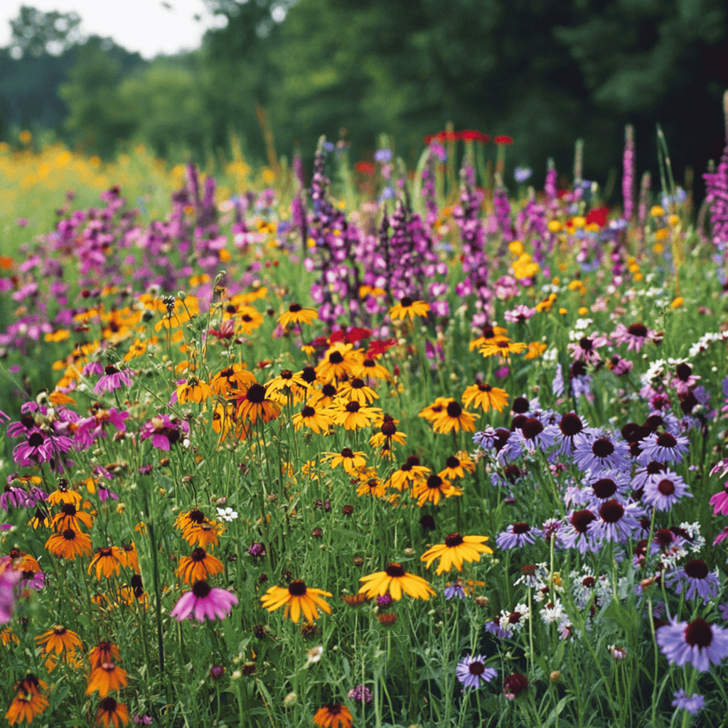 Perennial Wildflower Seed Mix (15 Varieties) – 1,000 Seeds Southern Seeds