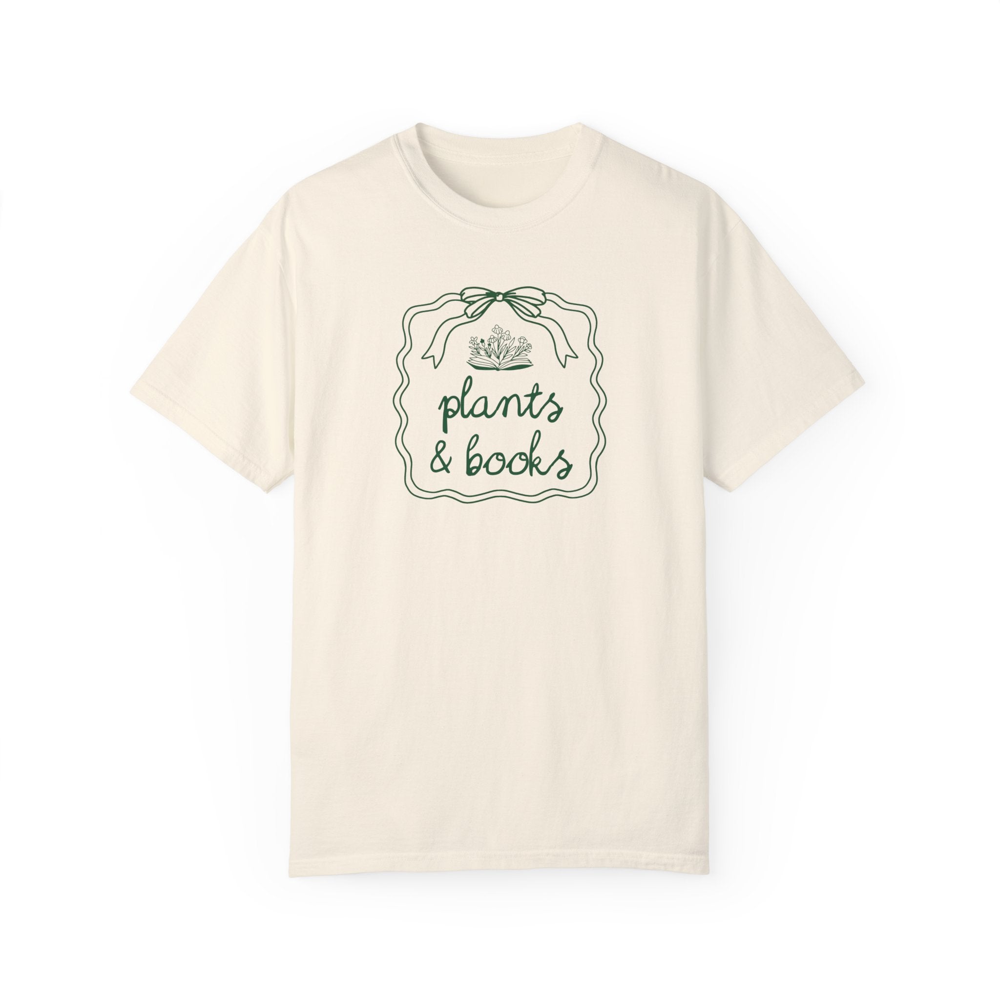 Plants and Books Tee Shirt Opal and June