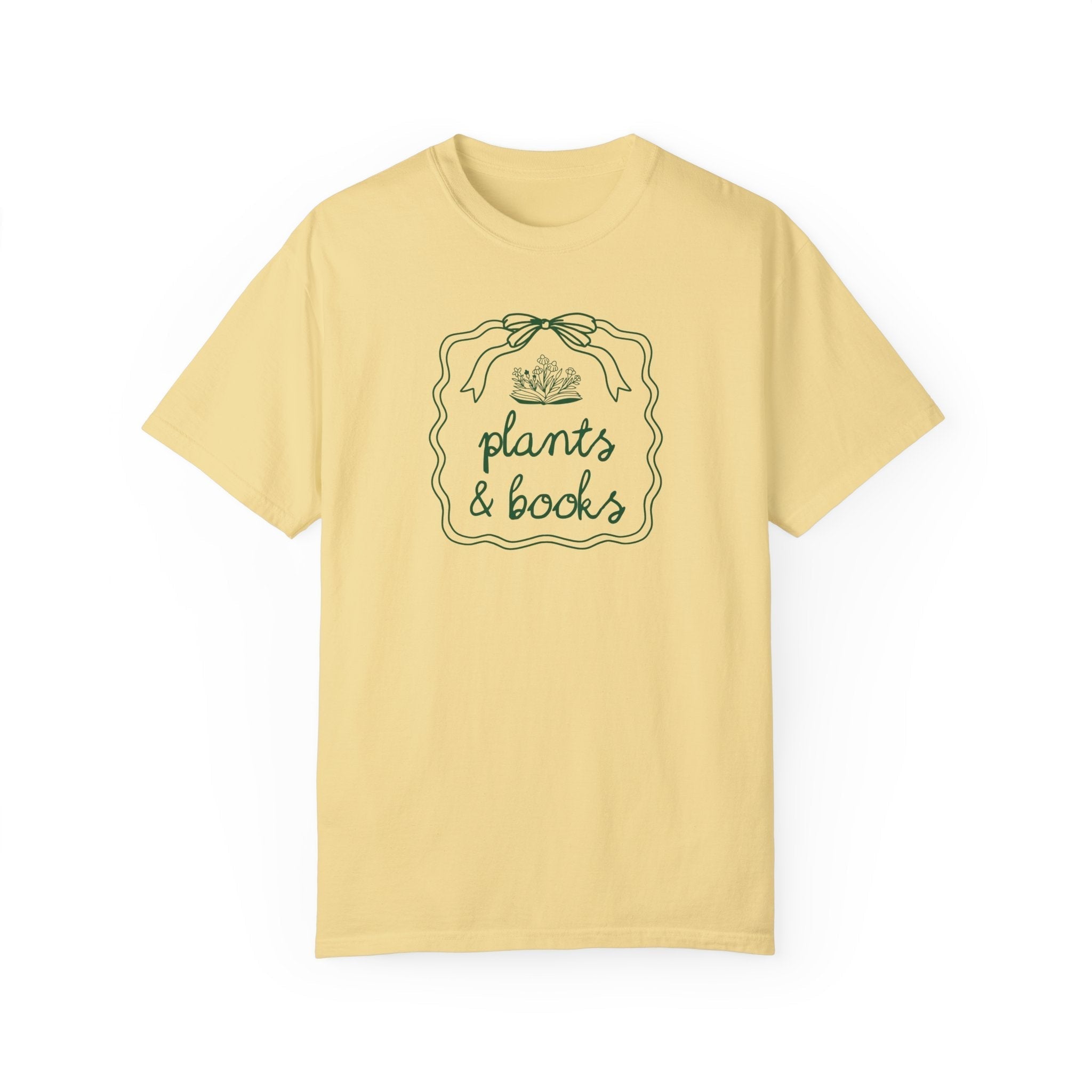 Plants and Books Tee Shirt Opal and June