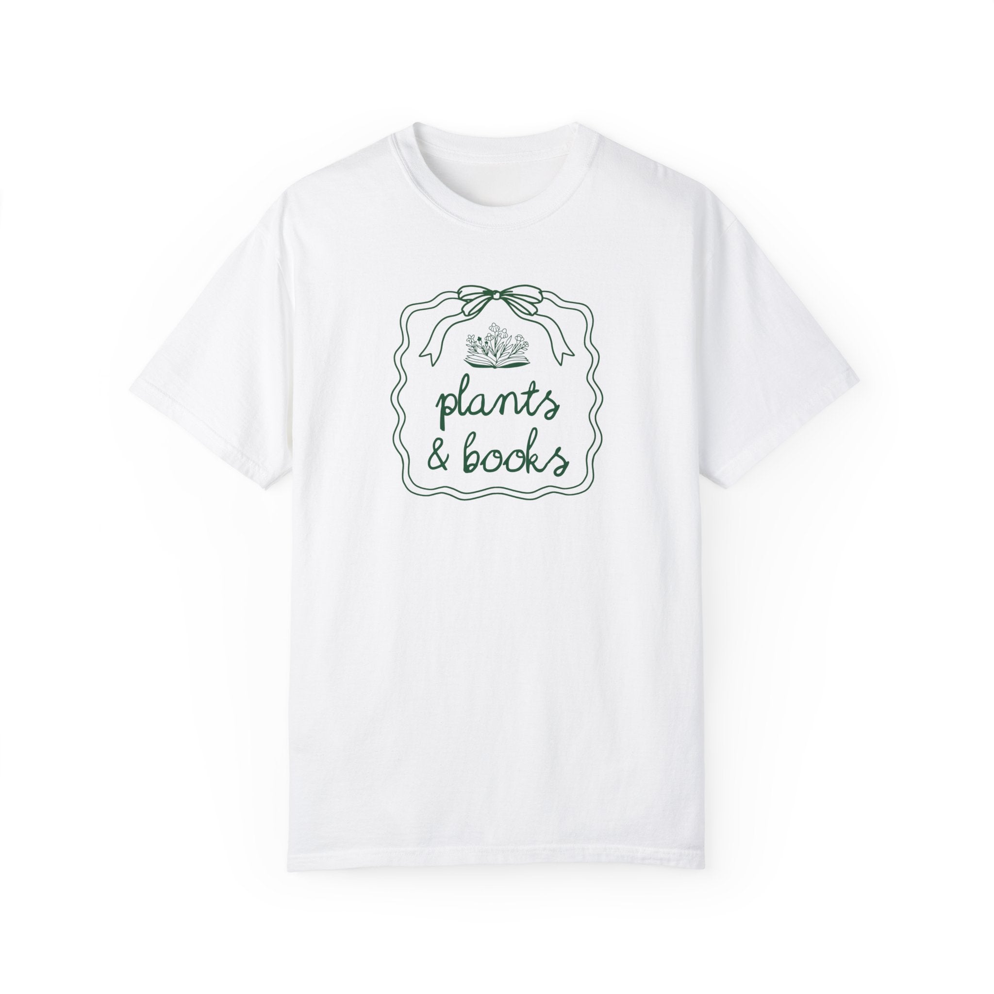 Plants and Books Tee Shirt Opal and June