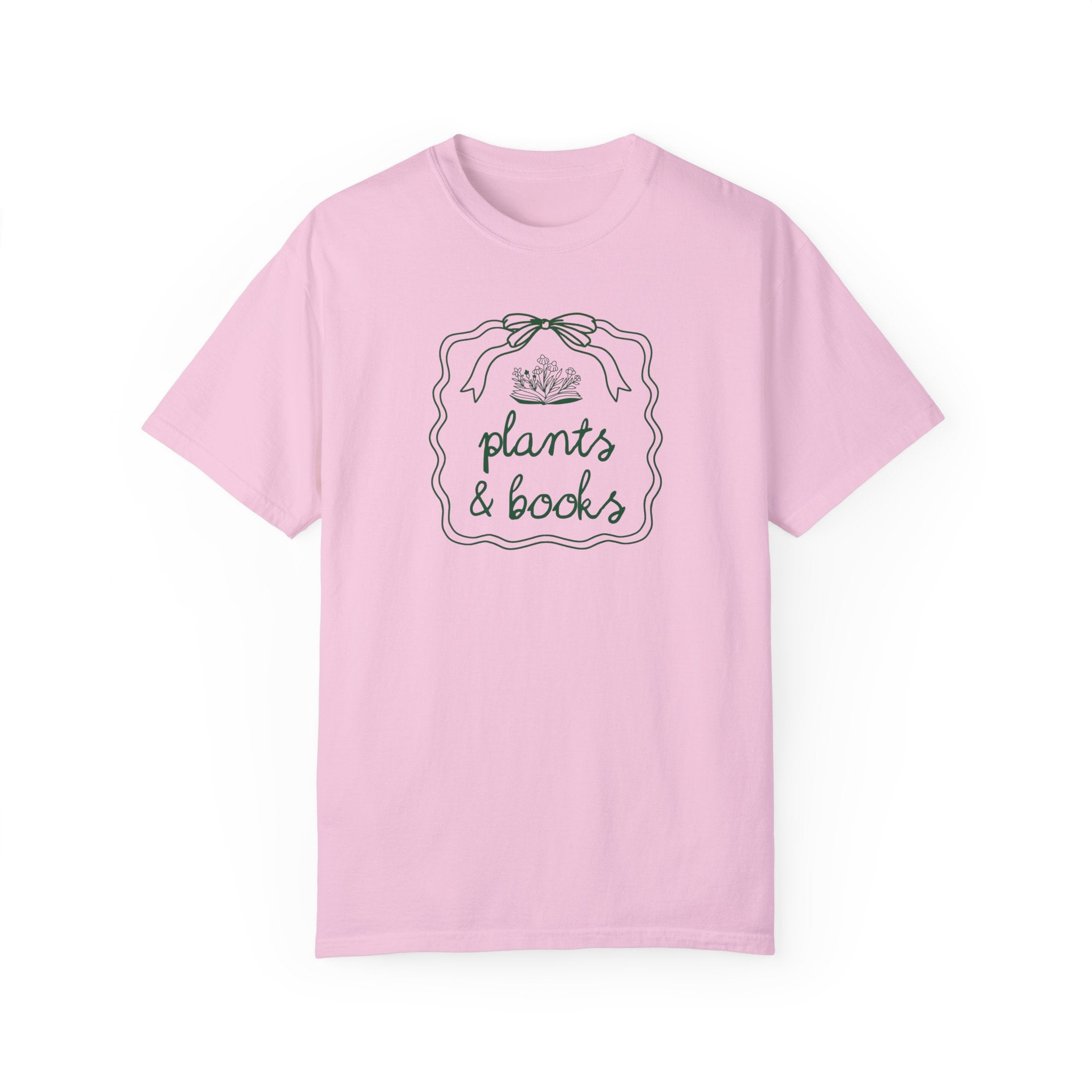 Plants and Books Tee Shirt Opal and June