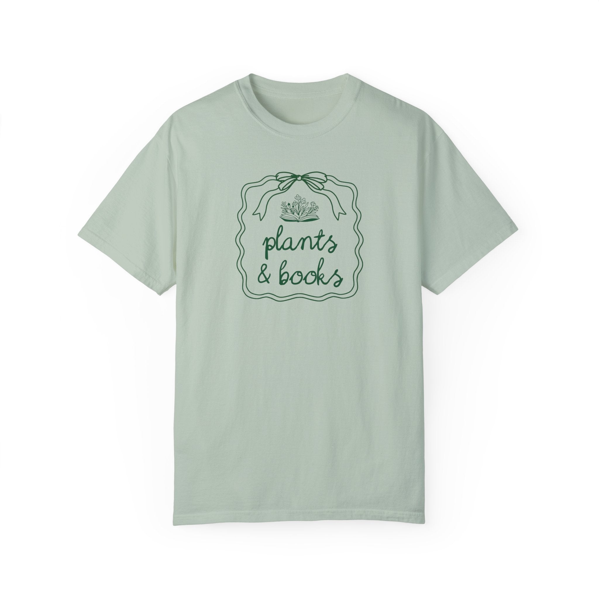 Plants and Books Tee Shirt Opal and June