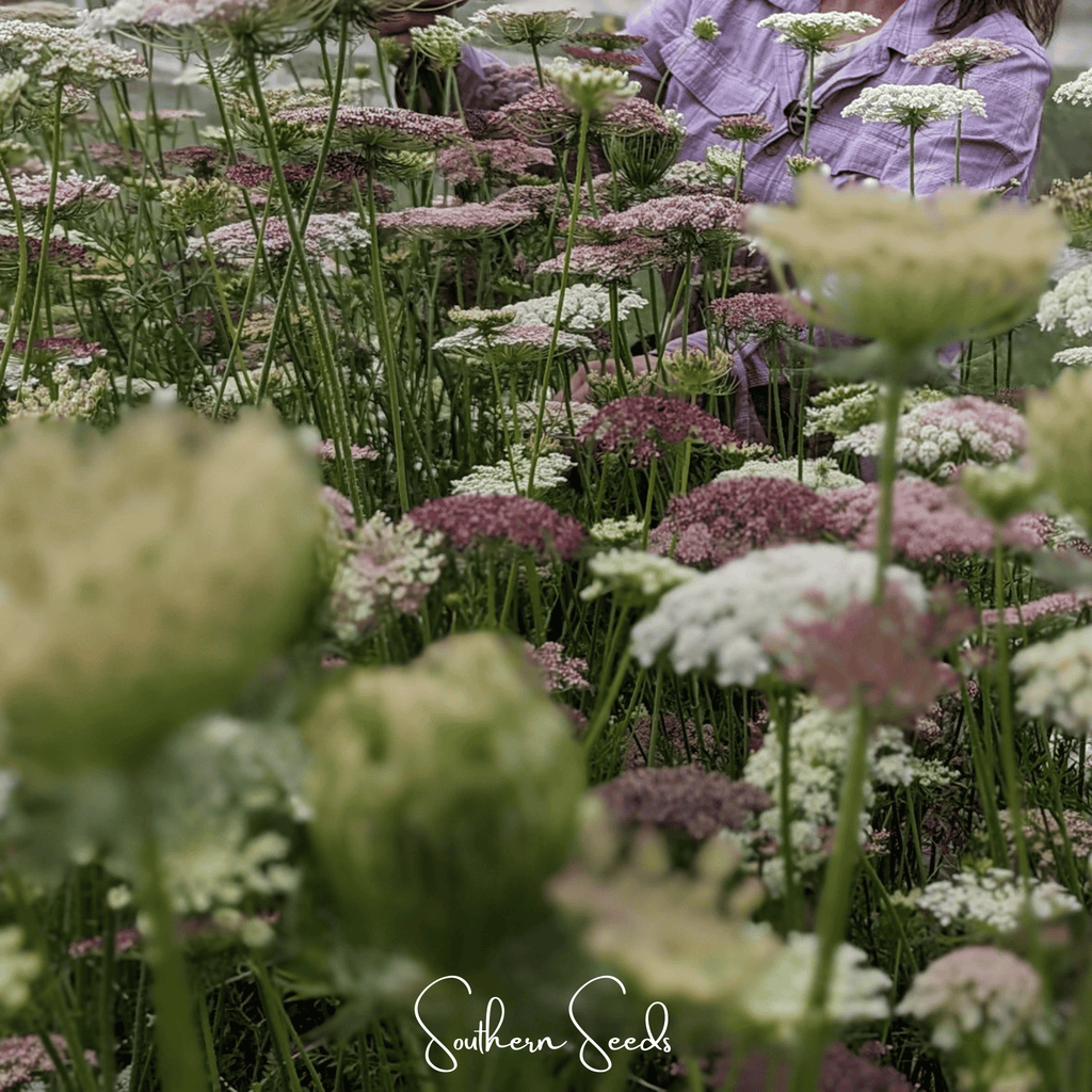 Chocolate Lace Queen Anne's Lace – 100 Seeds Southern Seeds