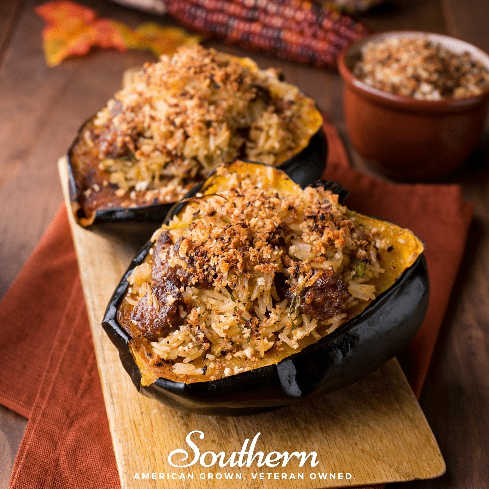 Table King Acorn Winter Squash – 20 Seeds Southern Seeds