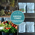 Survival Garden Combo – 40 Vegetable & 40 Medicinal Herb Varieties Southern Seeds